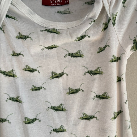 Milkbarn Grasshopper bodysuit with legs size 12-18 - Picture 1 of 5